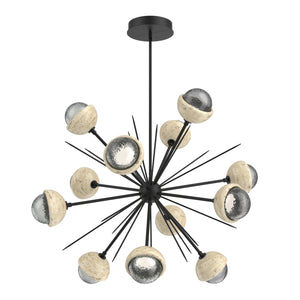 Hammerton Studio - CHB0093-0B-MB-S-001-L1-TR - LED Chandelier - Cabochon - Matte Black