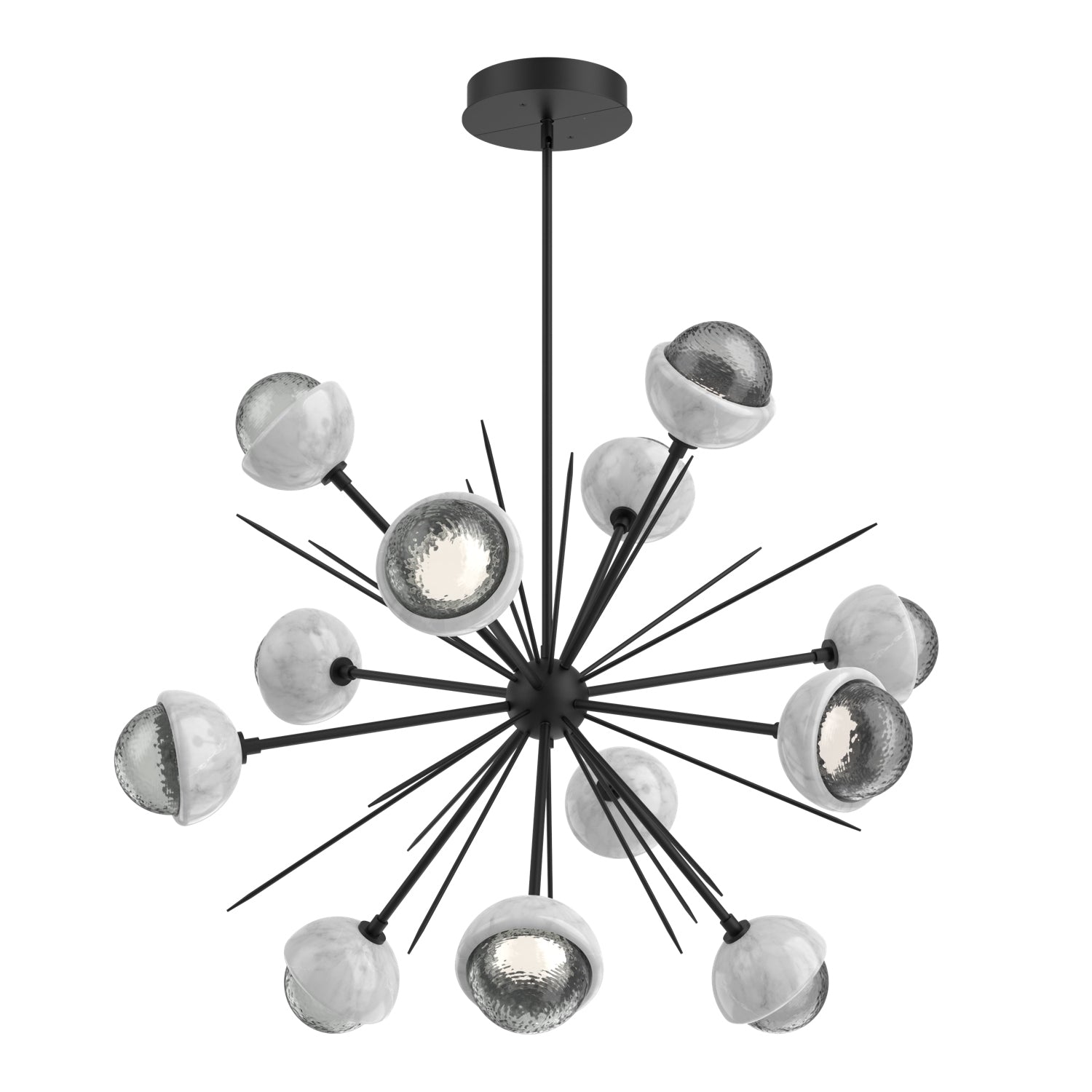 Hammerton Studio - CHB0093-0B-MB-S-001-L1-WM - LED Chandelier - Cabochon - Matte Black