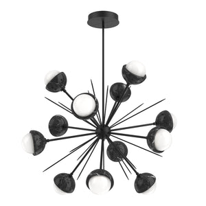 Hammerton Studio - CHB0093-0B-MB-WL-001-L3-BM - LED Chandelier - Cabochon - Matte Black