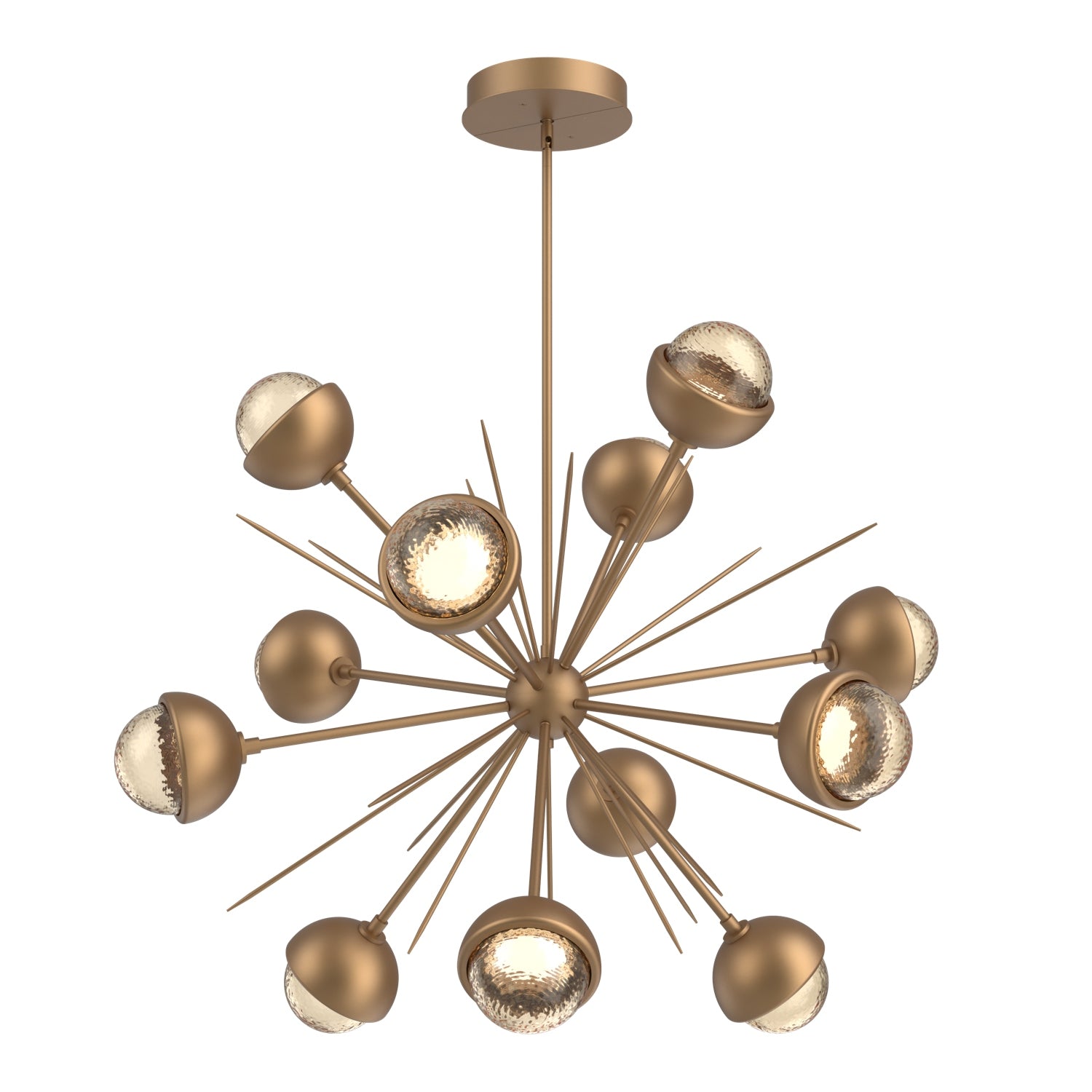 Hammerton Studio - CHB0093-0B-NB-A-001-L1-MS - LED Chandelier - Cabochon - Novel Brass