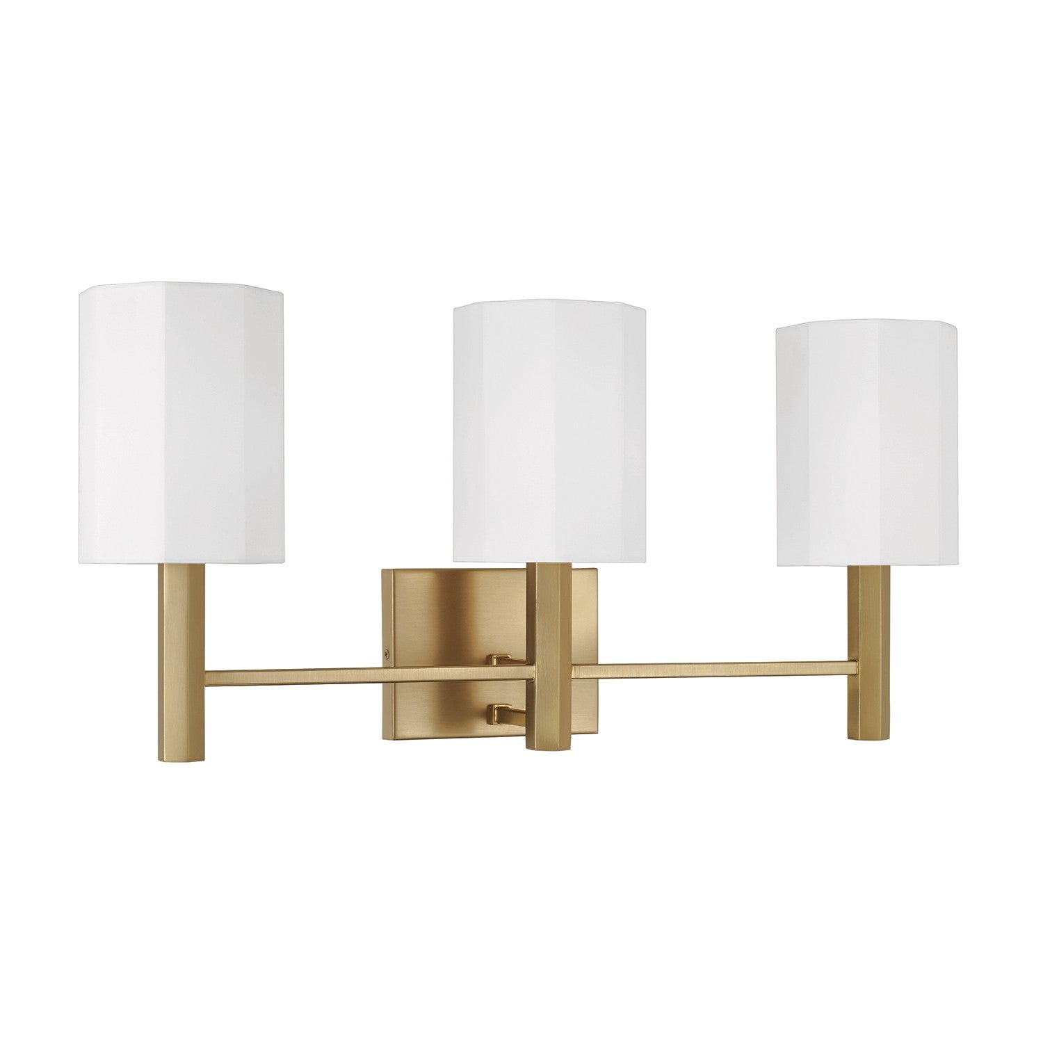 Capital Lighting - 159531AD-716 - Three Light Vanity - Adrian - Aged Brass