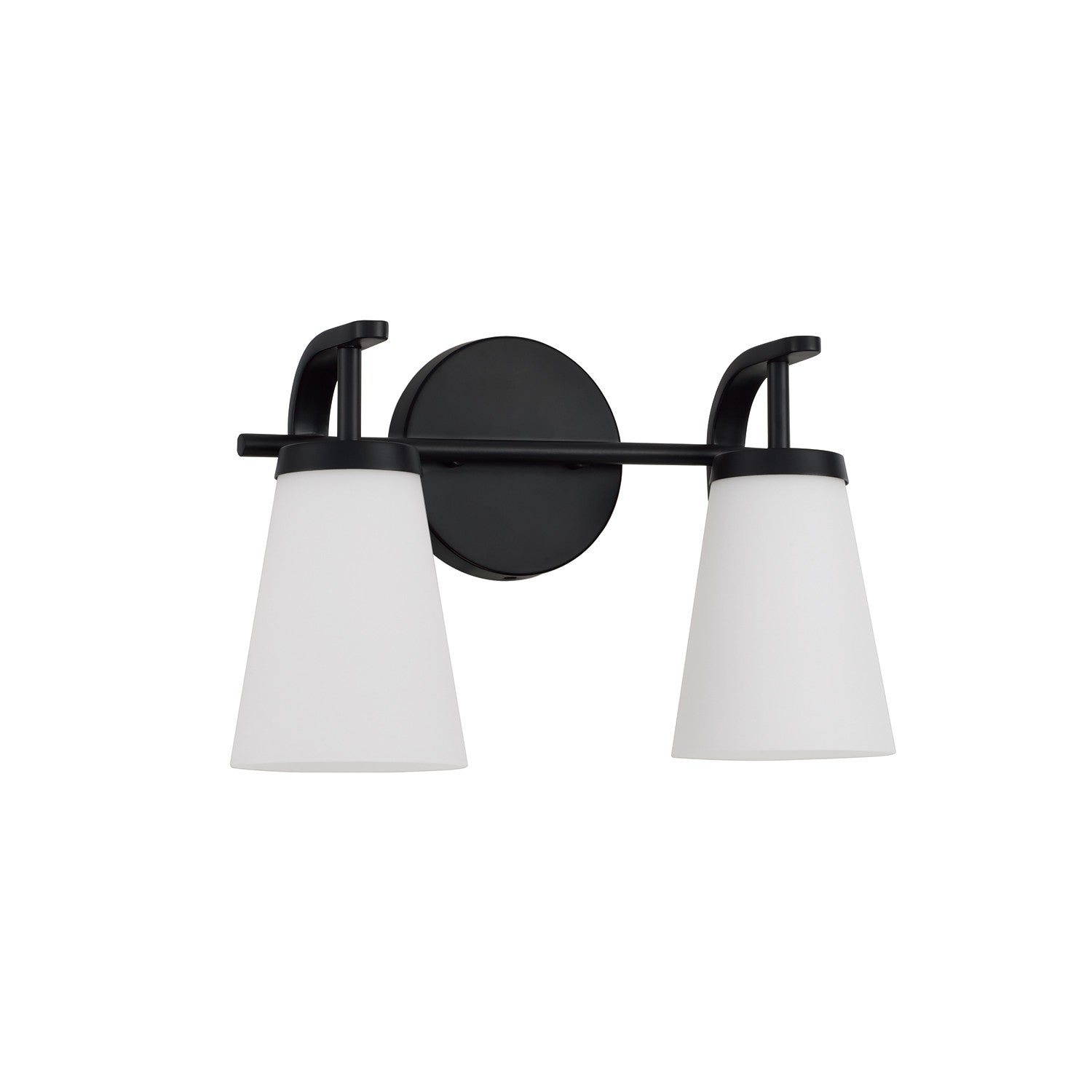 Capital Lighting - 161021MB-660 - Two Light Vanity - Drake - Matte Black