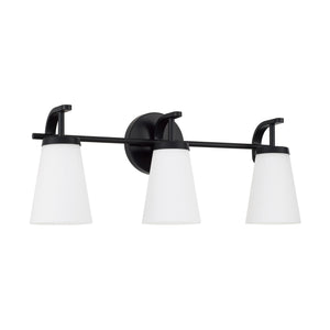 Capital Lighting - 161031MB-660 - Three Light Vanity - Drake - Matte Black