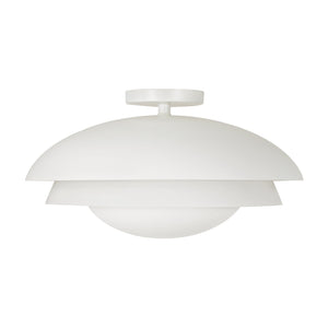 Capital Lighting - 259211WE - One Light Semi Flush Mount - Jensen - Matte White