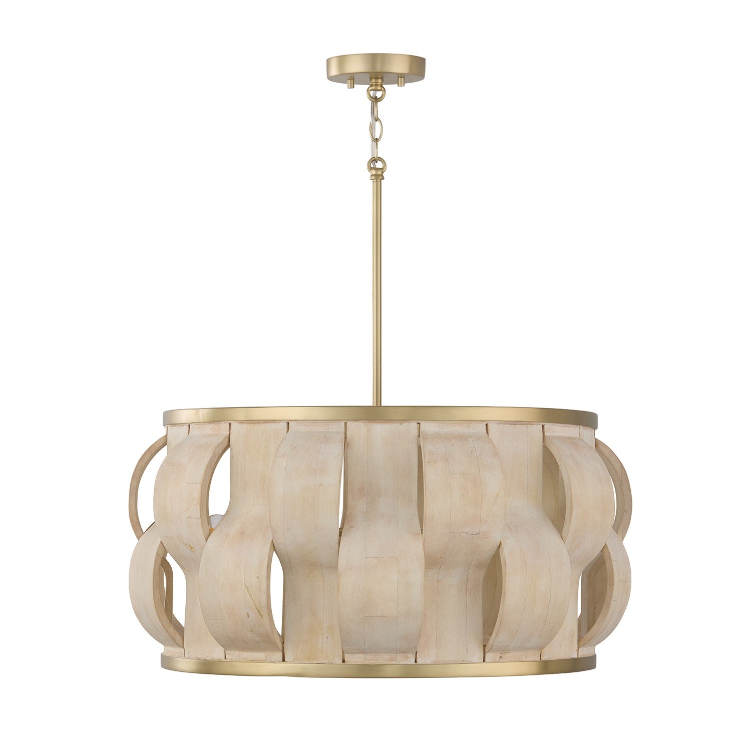 Capital Lighting - 357541MA - Four Light Pendant - Willa - Matte Brass