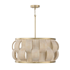 Capital Lighting - 357541MA - Four Light Pendant - Willa - Matte Brass