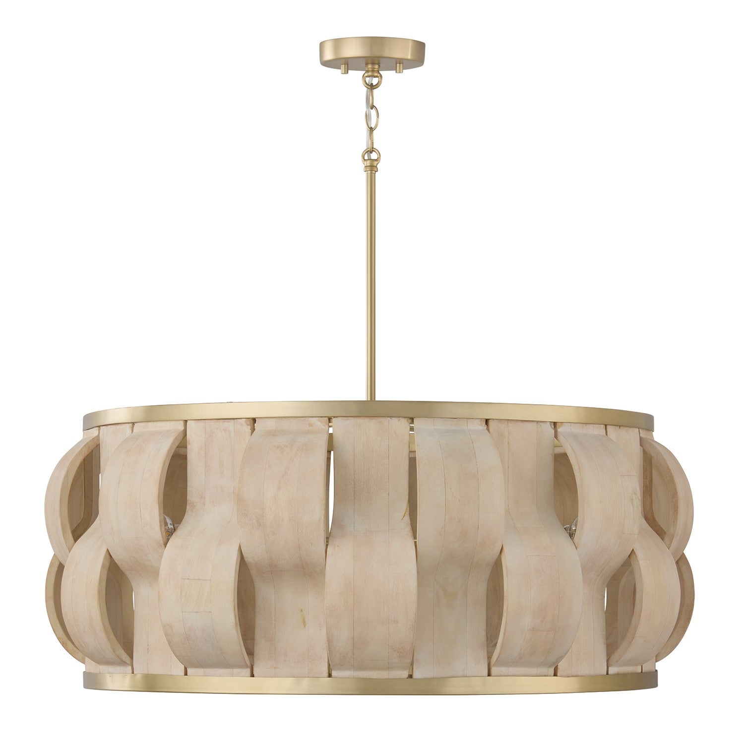 Capital Lighting - 357561MA - Six Light Pendant - Willa - Matte Brass