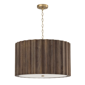 Capital Lighting - 357641MA - Four Light Pendant - Cody - Matte Brass
