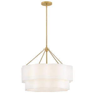 Hinkley - 47734LCB - LED Chandelier - Gwen - Lacquered Brass