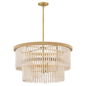 Hinkley - 48604LCB - LED Chandelier - Indra - Lacquered Brass