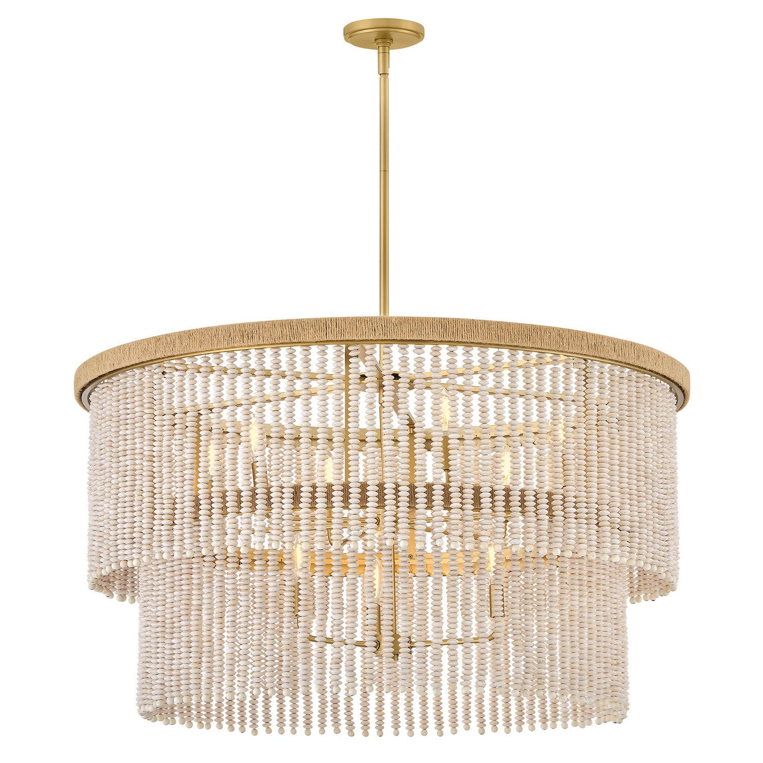 Hinkley - 48606LCB - LED Chandelier - Indra - Lacquered Brass