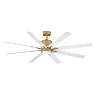 Hinkley - 907166FHB-LWD - 66" Smart Fan - Vantage - Heritage Brass