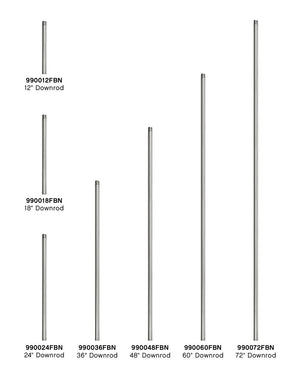 Hinkley - 990018FBN - Downrod - 18" Downrod - Brushed Nickel