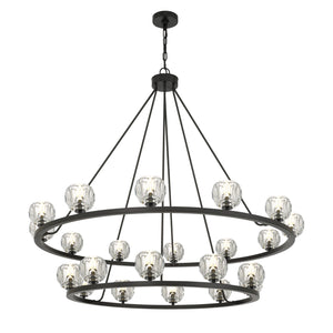 Crystorama - ARA-10268-MK - LED Chandelier - Aragon - Matte Black