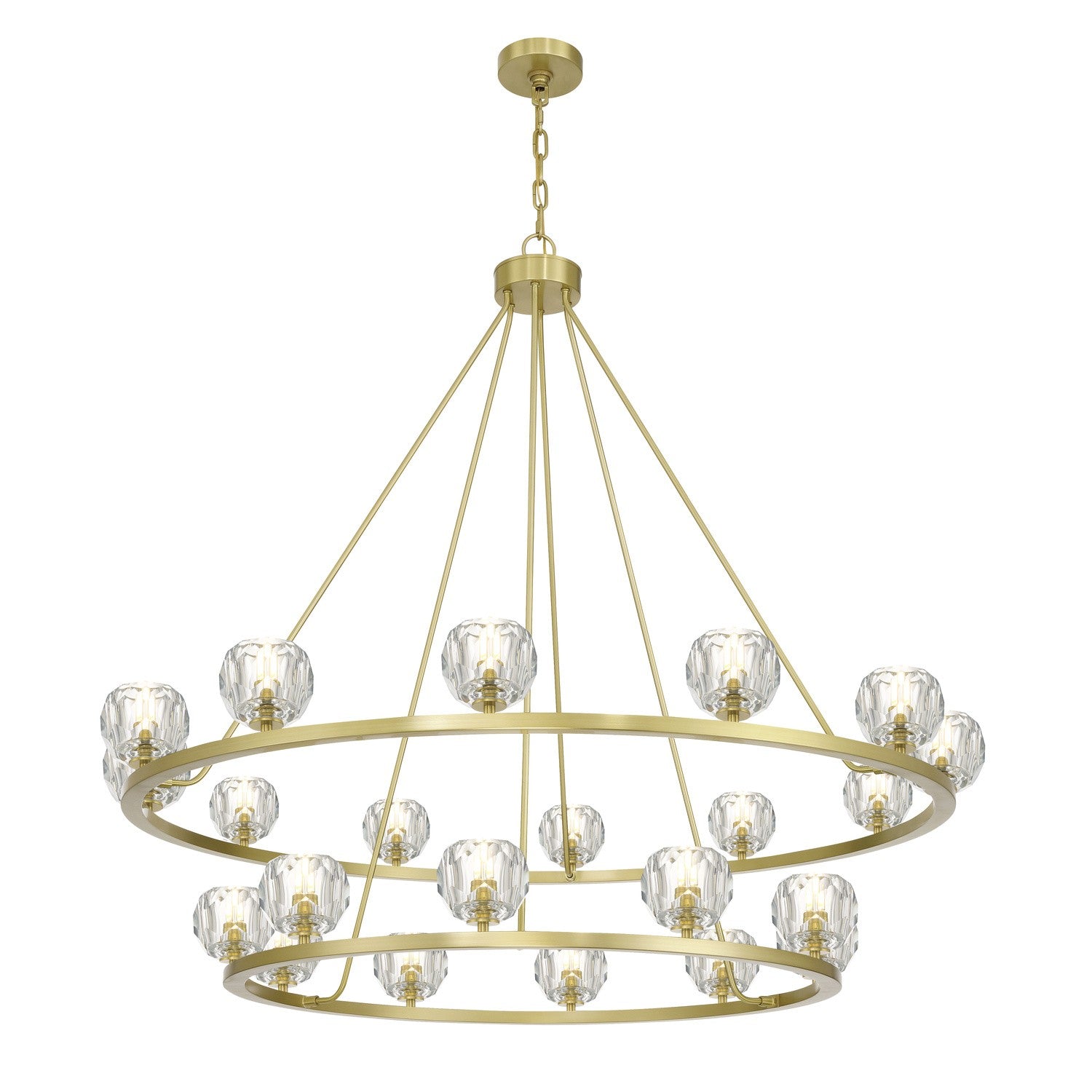Crystorama - ARA-10268-SB - LED Chandelier - Aragon - Soft Brass