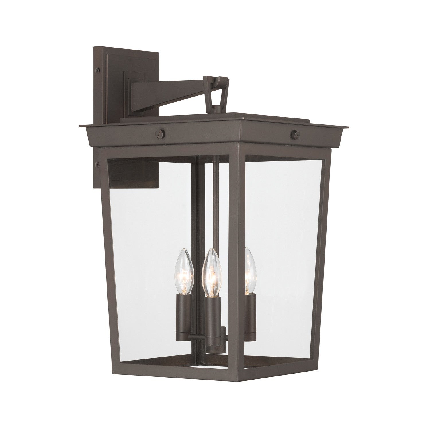 Crystorama - BEL-A8063-TZ - Three Light Outdoor Wall Sconce - Belmont - Twilight Bronze