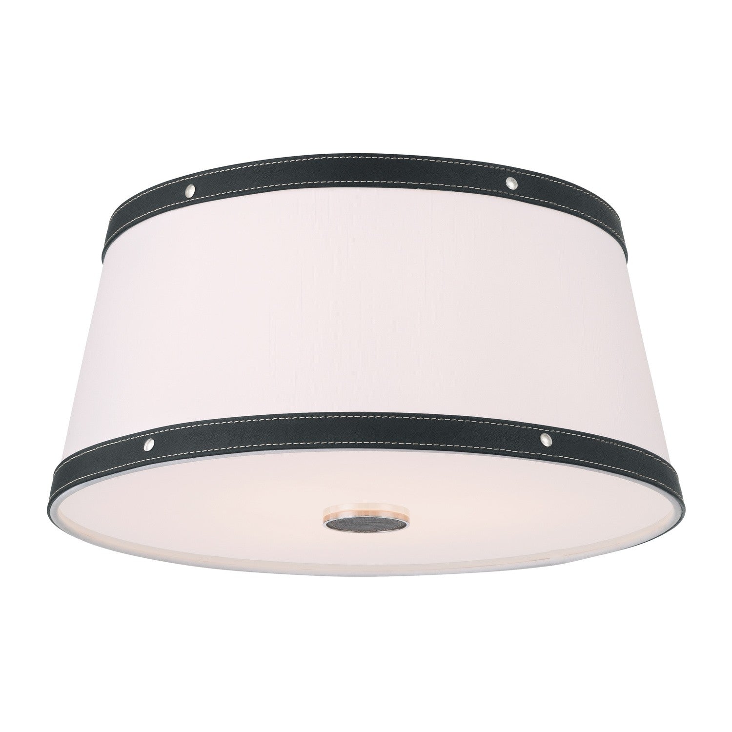 Crystorama - CAL-2400-PN - Three Light Flush Mount - Callahan - Polished Nickel