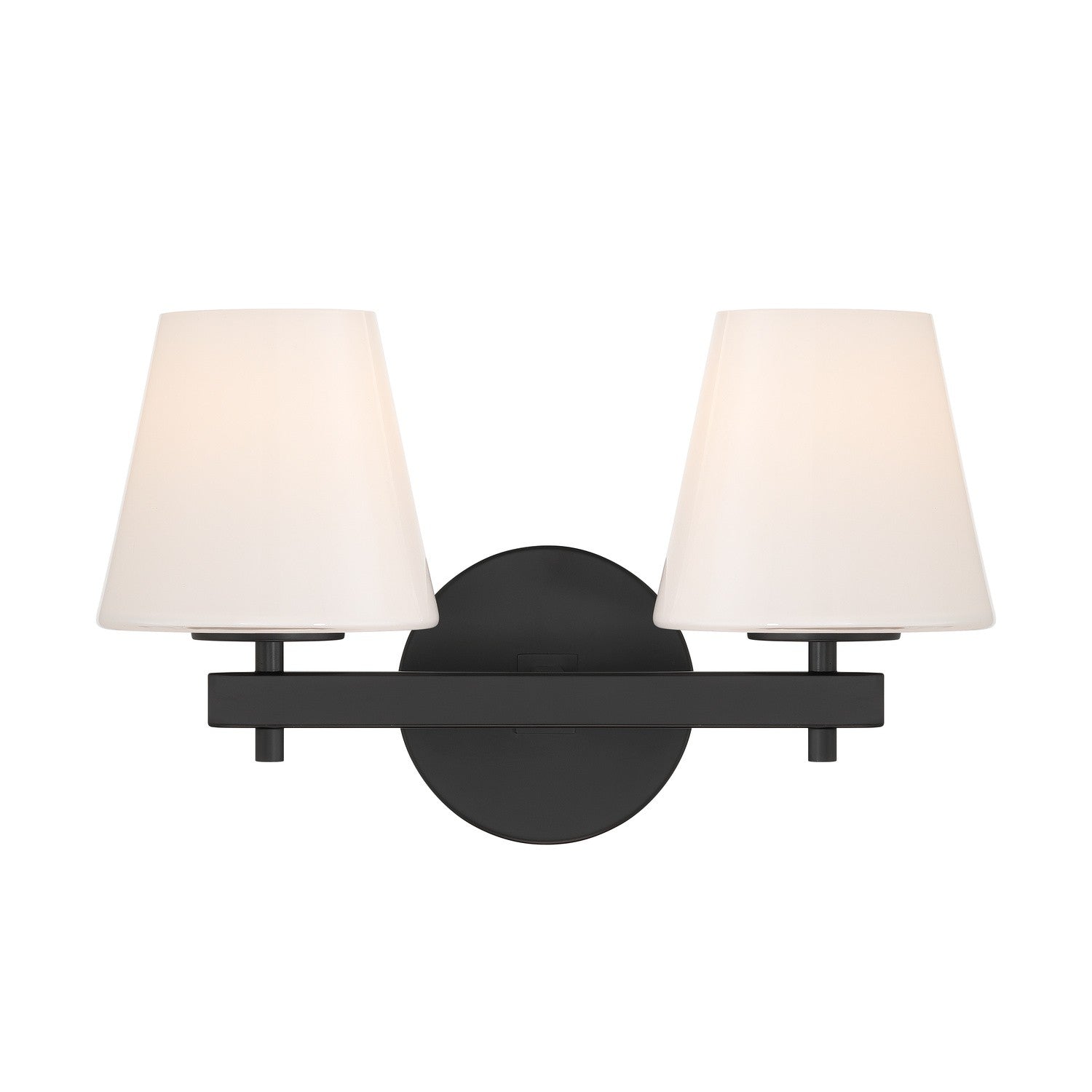 Crystorama - COL-202-BK - Two Light Wall Sconce - Colton - Black