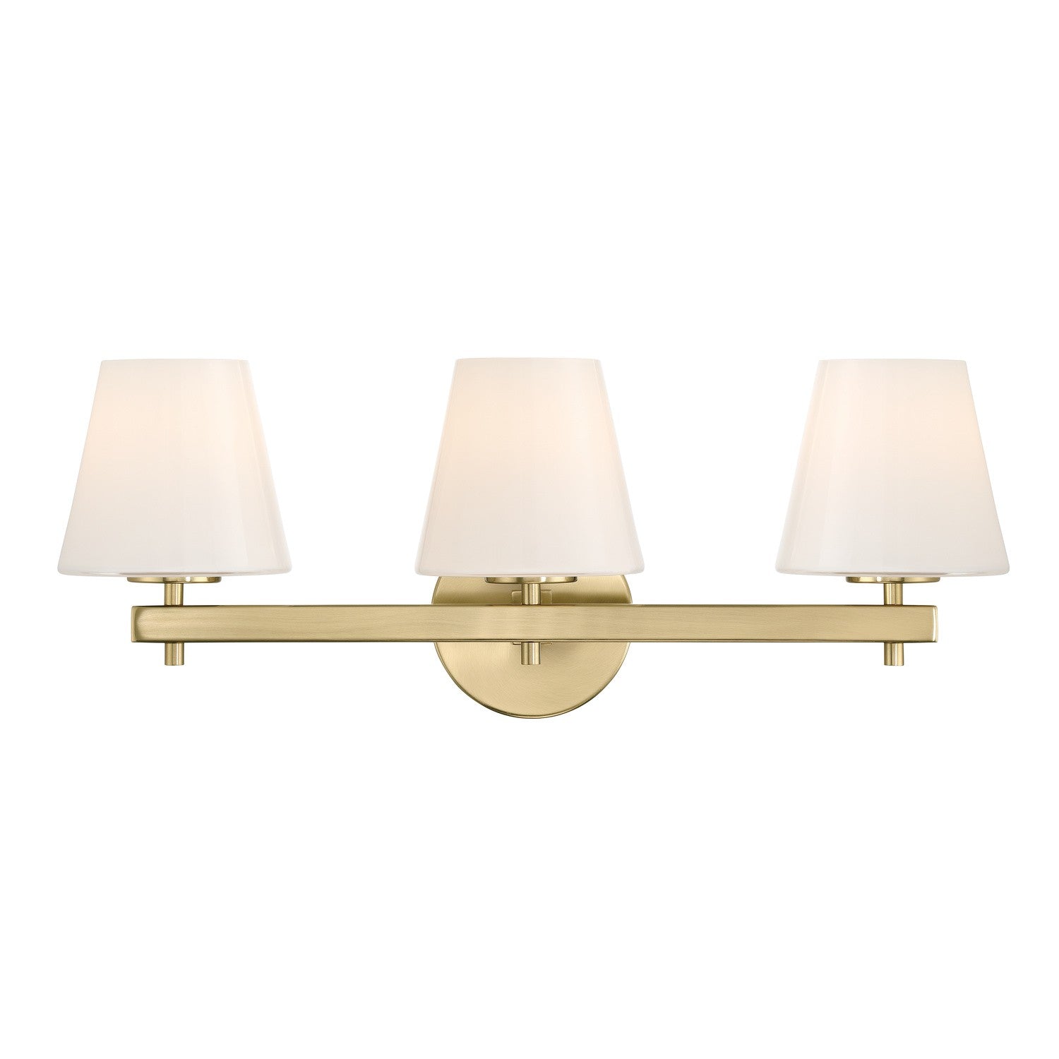 Crystorama - COL-203-VG - Three Light Bath - Colton - Vibrant Gold