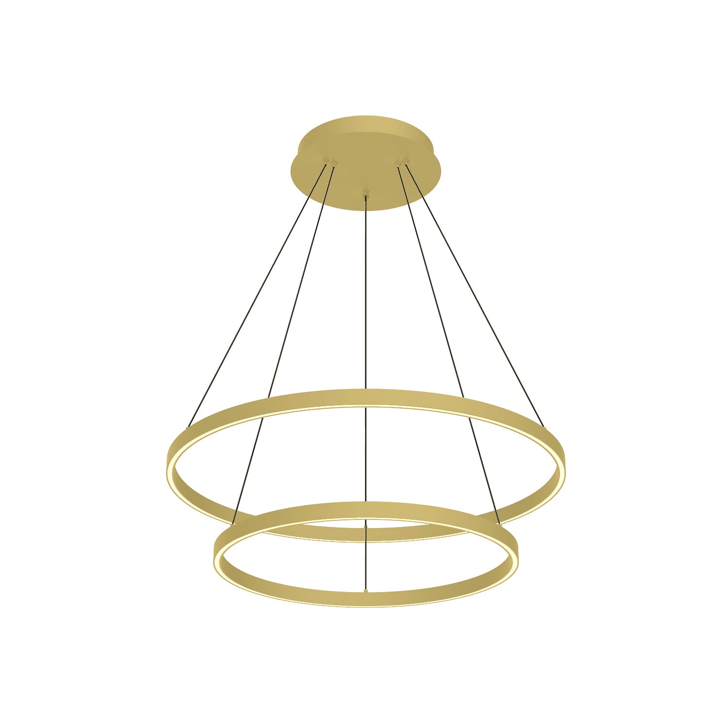 Kuzco Lighting - CH87832-BG-UNV-010 - LED Chandelier - Cerchio - Brushed Gold