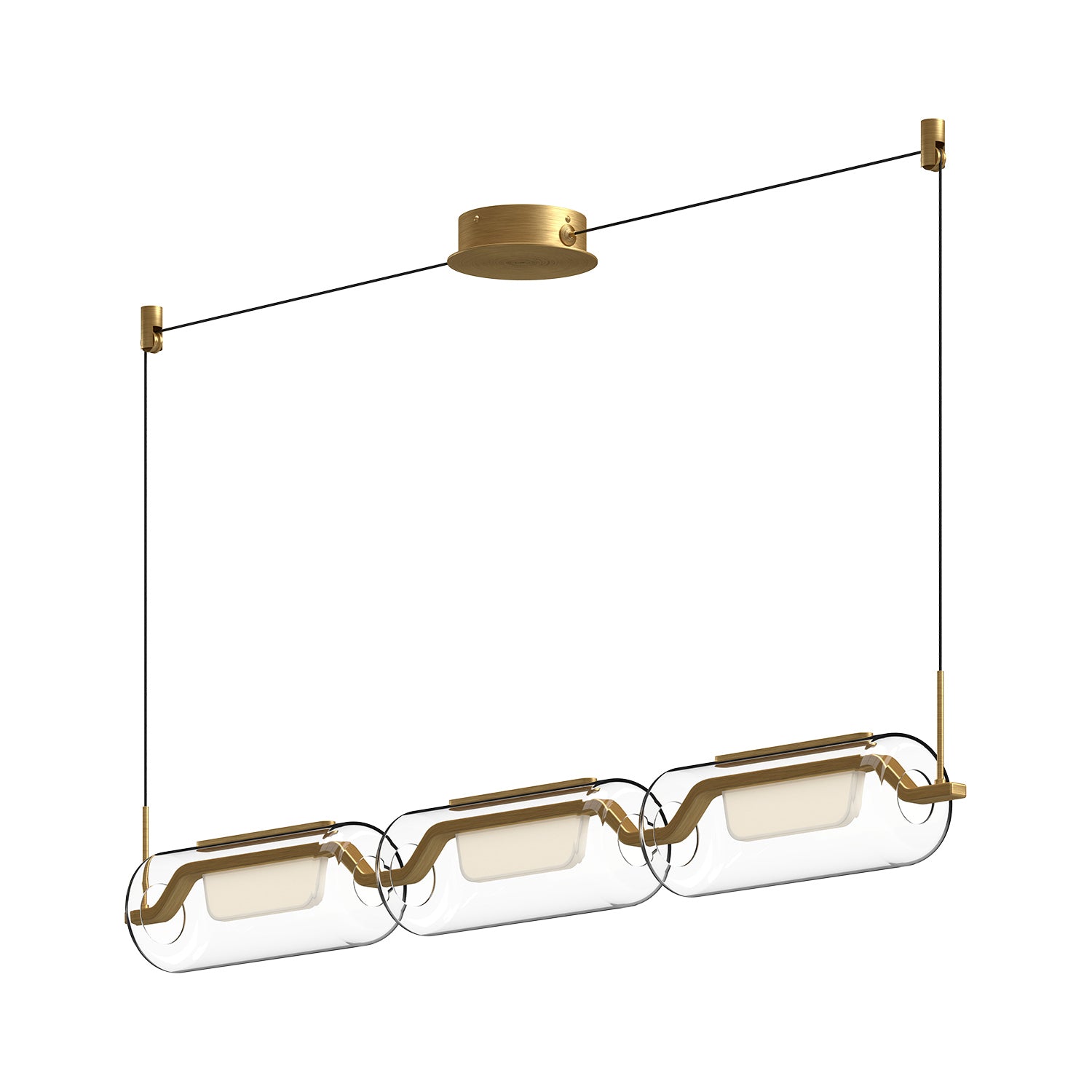 Kuzco Lighting - LP28543-BG-UNV - LED Linear Pendant - Hilo - Brushed Gold