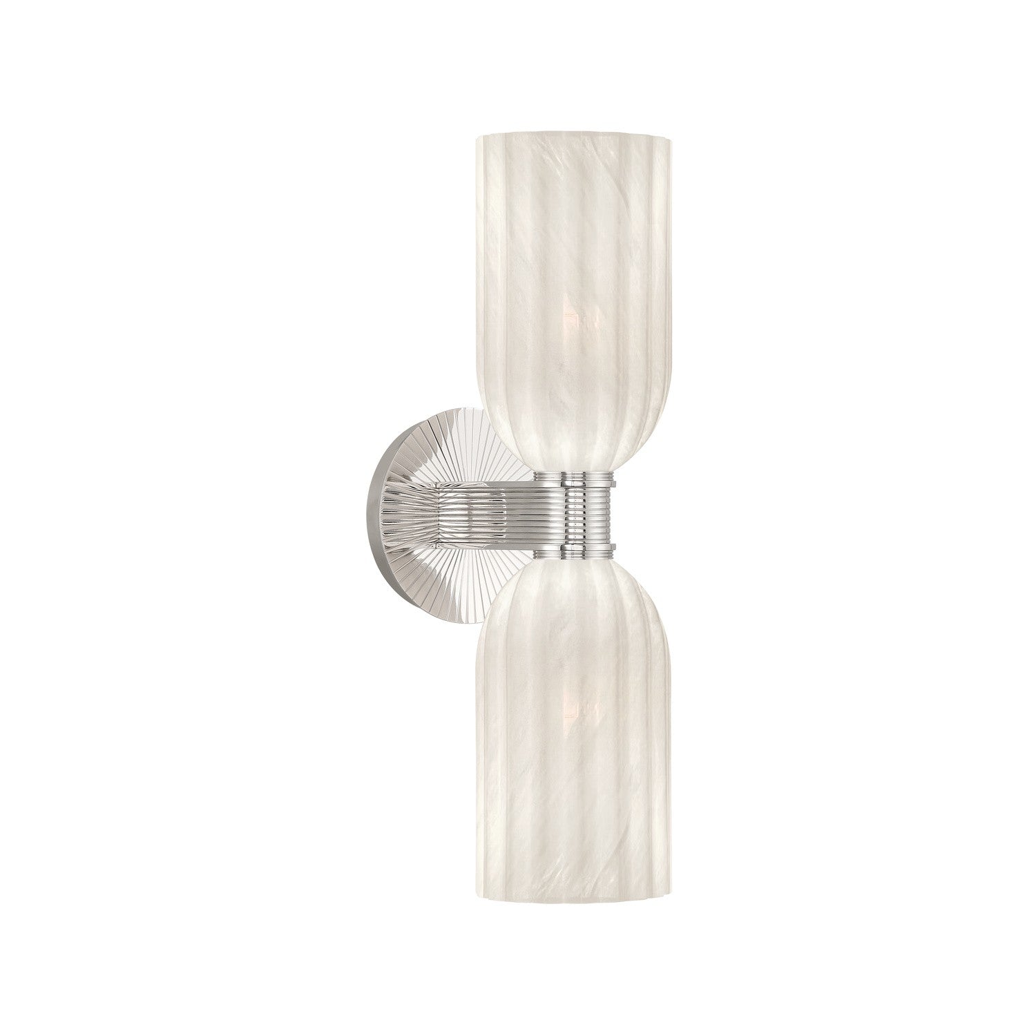 Crystorama - LOT-712-PN - Two Light Wall Sconce - Lotus - Polished Nickel