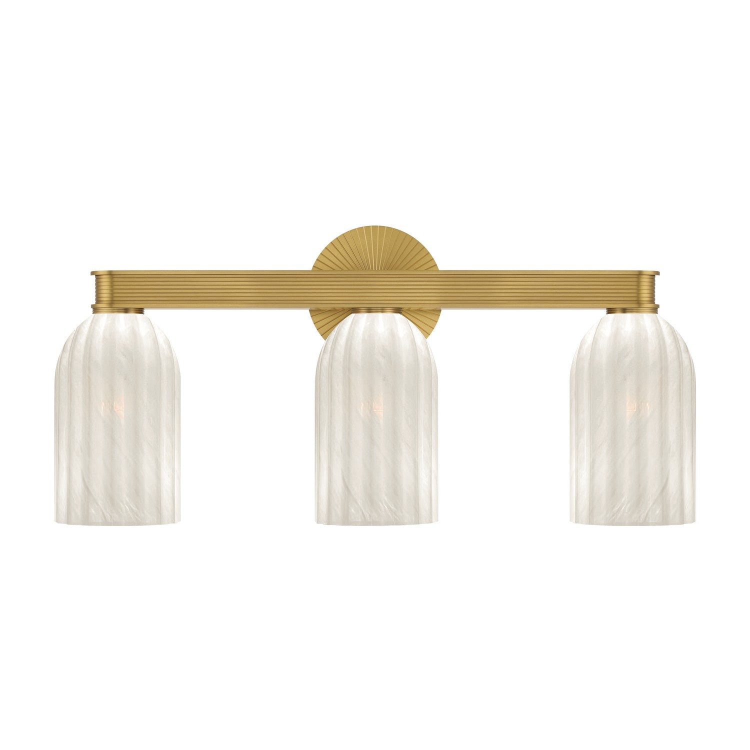 Crystorama - LOT-713-LG - Three Light Bath - Lotus - Luxe Gold