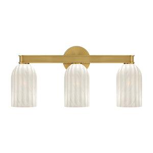 Crystorama - LOT-713-LG - Three Light Bath - Lotus - Luxe Gold