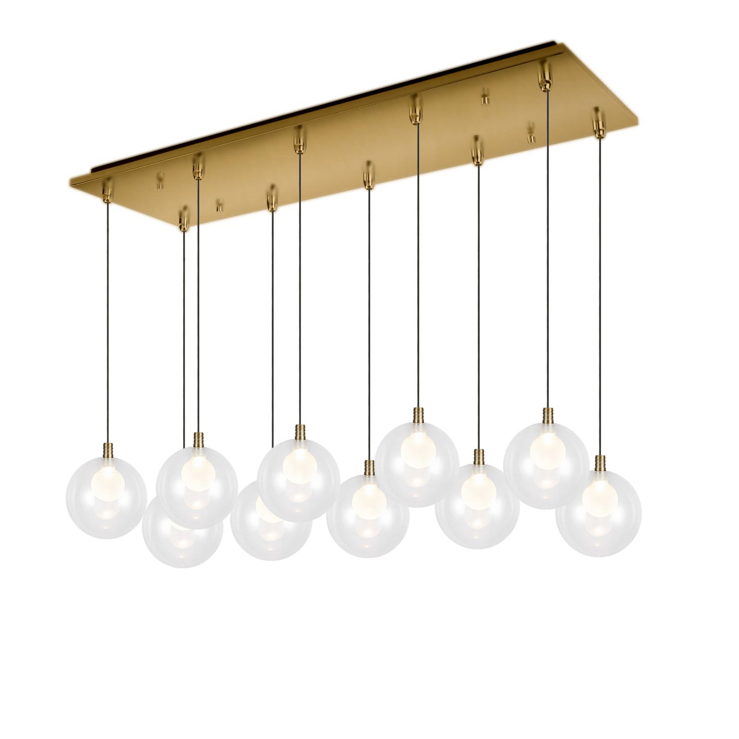 Kuzco Lighting - MP3106BG-10 - LED Pendant - Bolla - Brushed Gold