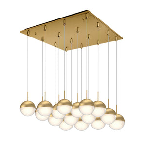 Kuzco Lighting - MP402801BG-16 - LED Pendant - Pluto - Brushed Gold