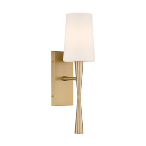Crystorama - TRE-221-OP-AG - One Light Wall Sconce - Trenton - Aged Brass