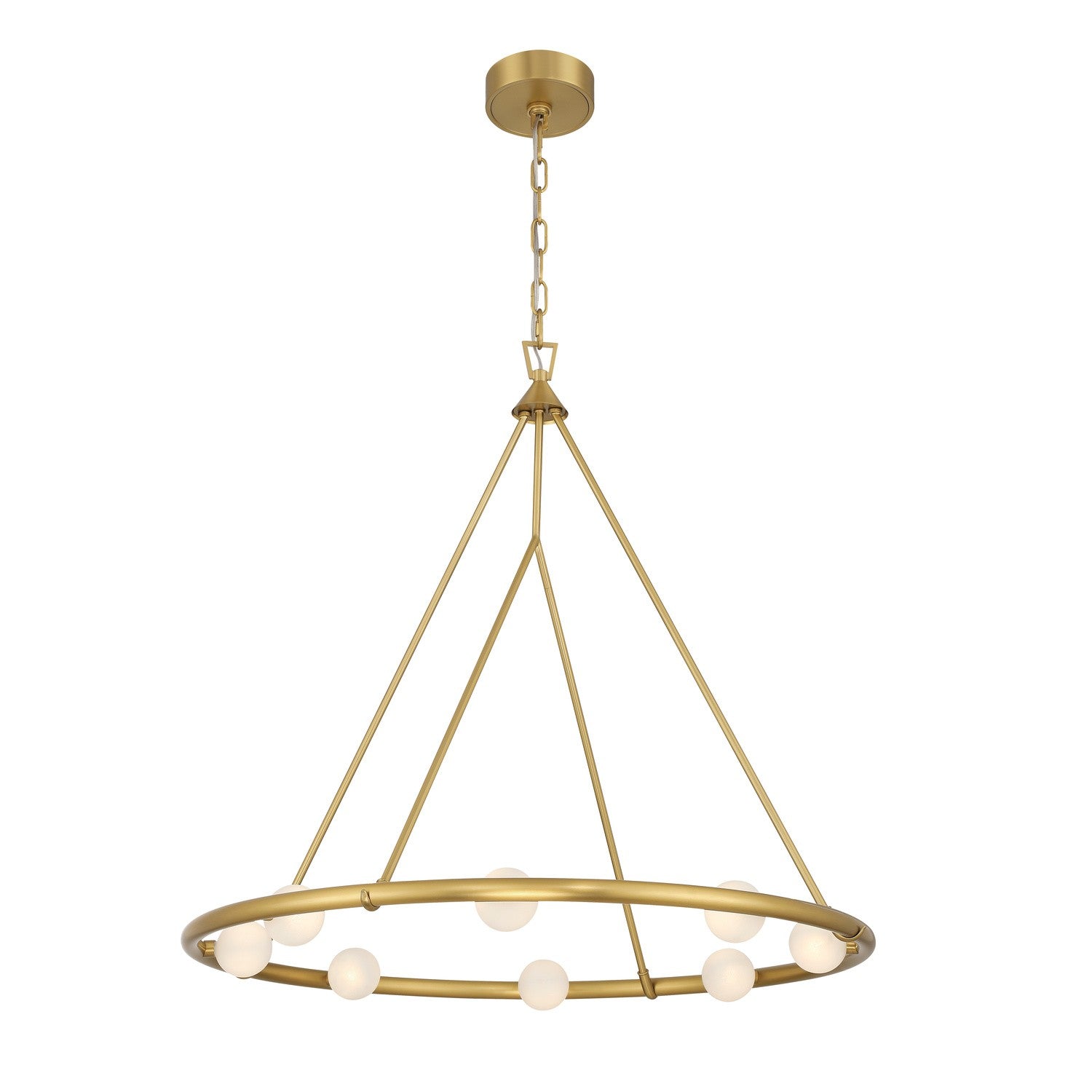Crystorama - TRL-2805-LG - LED Chandelier - Terrell - Luxe Gold