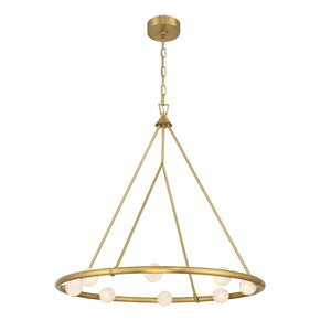 Crystorama - TRL-2805-LG - LED Chandelier - Terrell - Luxe Gold