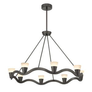 Crystorama - VNC-6508-NB - LED Chandelier - Vance - Bronze Noir