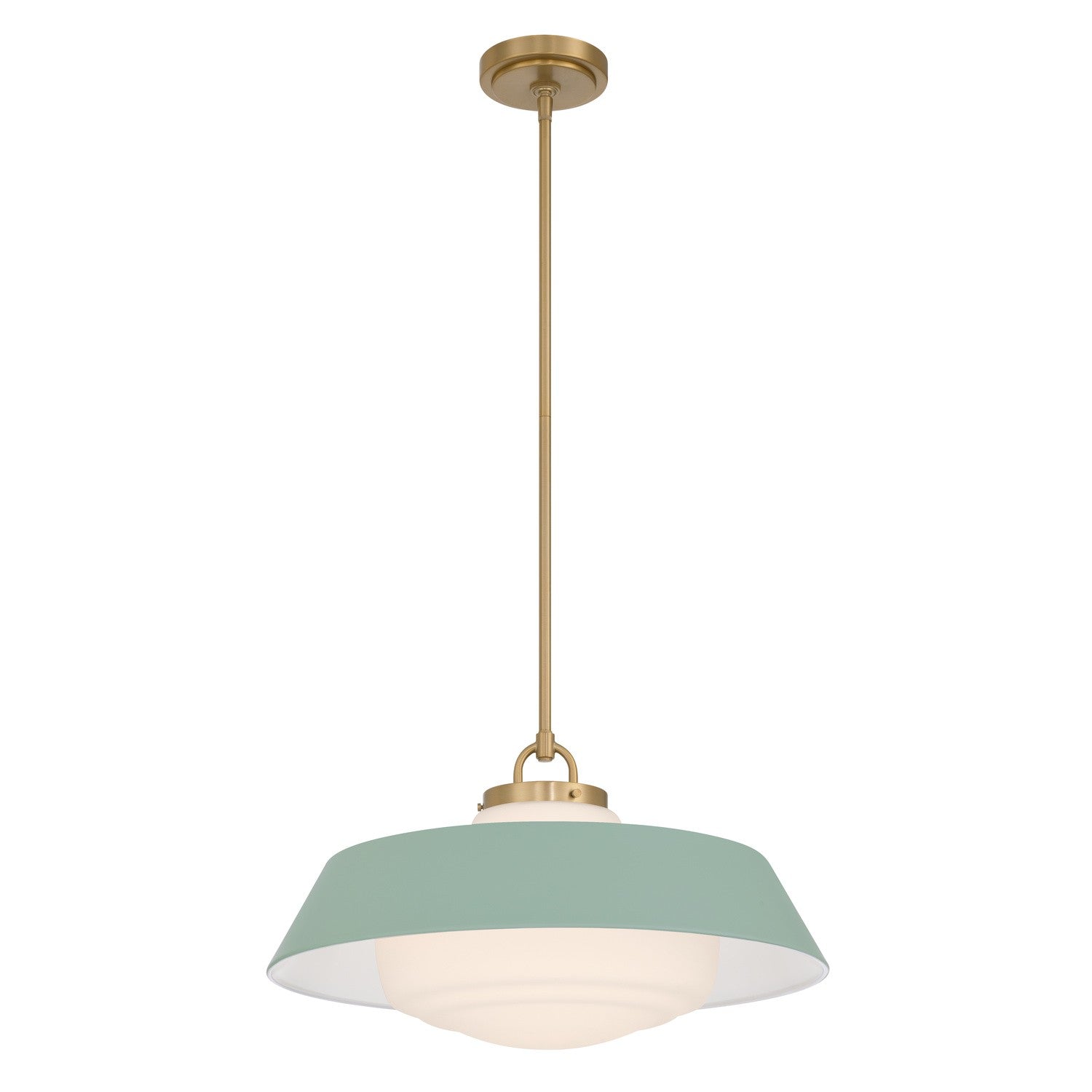 Crystorama - XAN-8009-VG-GR - Three Light Pendant - Xander - Vibrant Gold