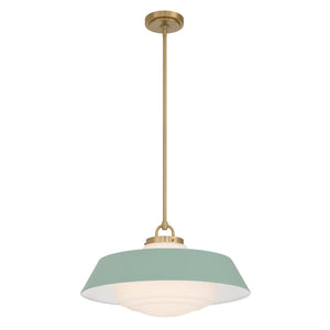 Crystorama - XAN-8009-VG-GR - Three Light Pendant - Xander - Vibrant Gold