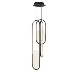 Studio M - SM24883GM - LED Pendant - Trance - Gunmetal