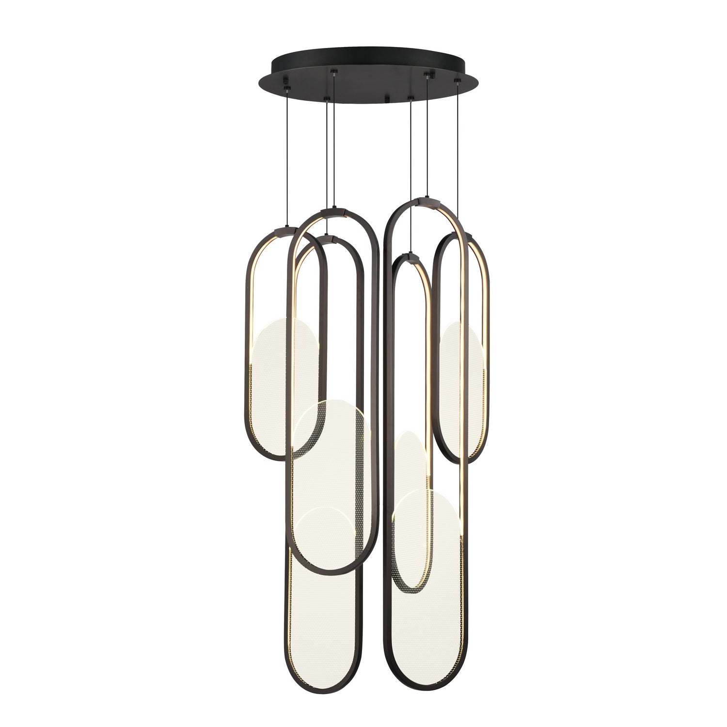 Studio M - SM24885GM - LED Pendant - Trance - Gunmetal
