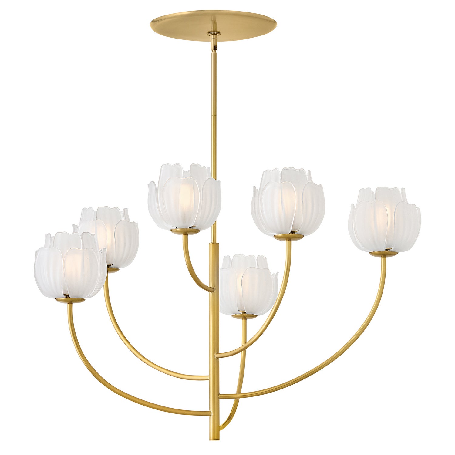 Fredrick Ramond - FR46896UB - LED Chandelier - Fantine - Unlacquered Brass