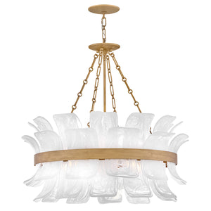 Fredrick Ramond - FR46914BNG - LED Chandelier - Fleur - Burnished Gold