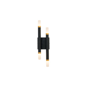 Kuzco Lighting - WS19705-BK-UNV - LED Wall Sconce - Draven - Black