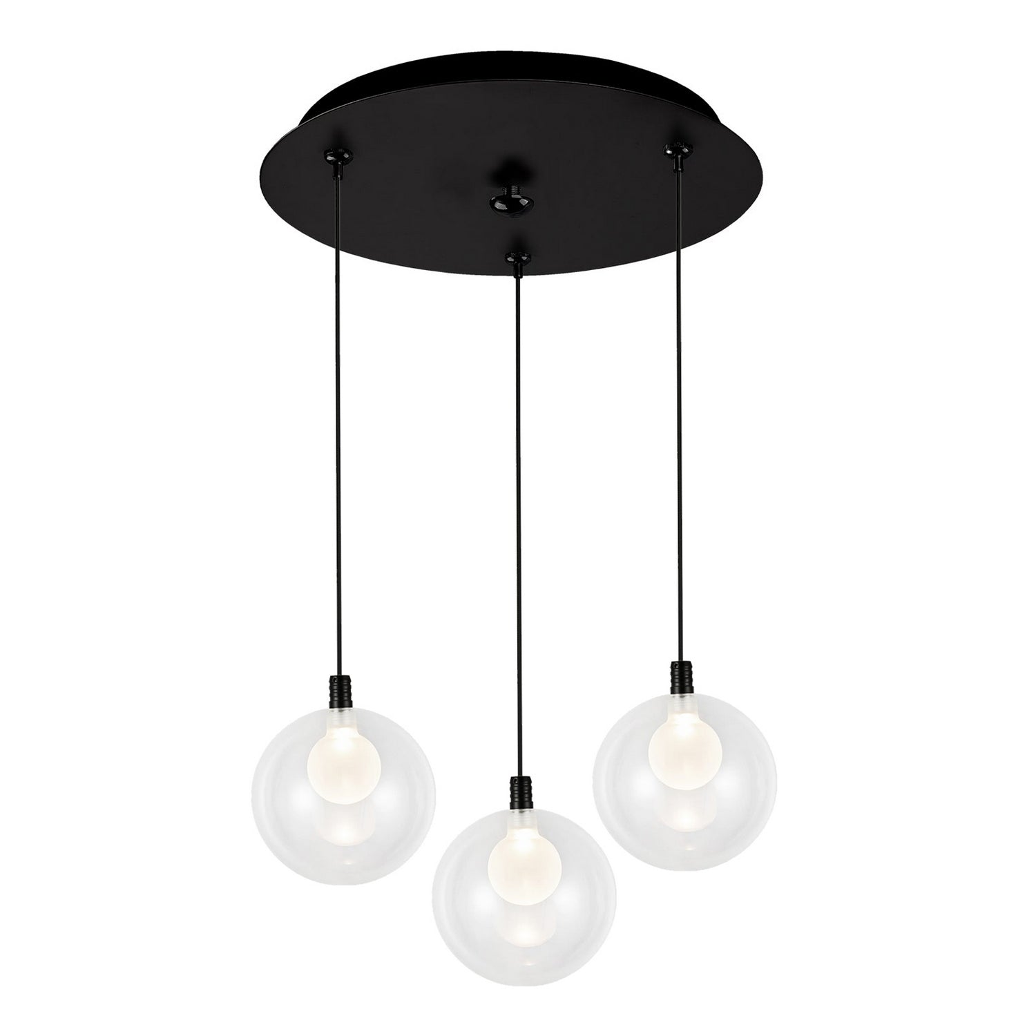 Kuzco Lighting - MP3106BK-03 - LED Pendant - Bolla - Black