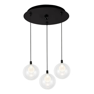 Kuzco Lighting - MP3106BK-03 - LED Pendant - Bolla - Black
