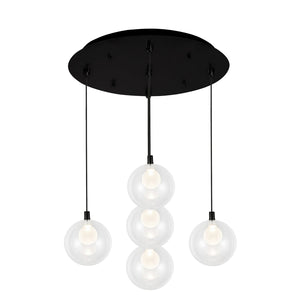 Kuzco Lighting - MP3106BK-05 - LED Pendant - Bolla - Black