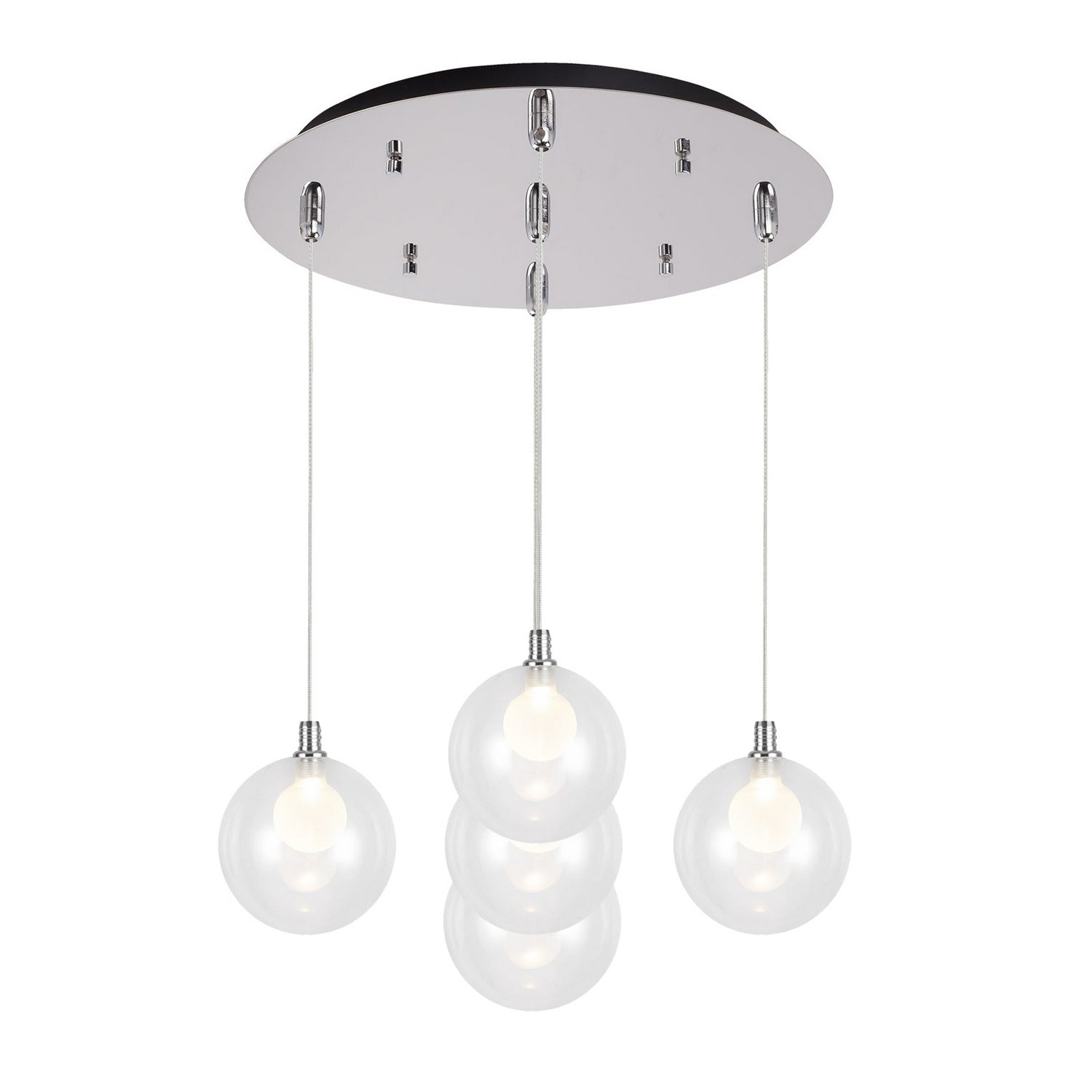 Kuzco Lighting - MP3106CH-05 - LED Pendant - Bolla - Chrome