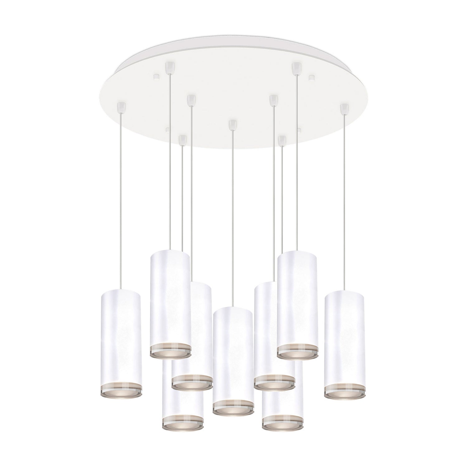 Kuzco Lighting - MP401431WH-09 - LED Pendant - Cameo - White