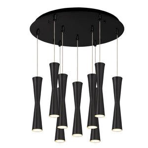 Kuzco Lighting - MP42502BK-09 - LED Pendant - Robson - Black