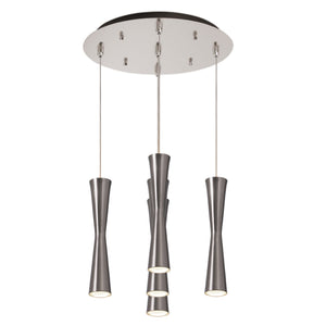 Kuzco Lighting - MP42502BN-05 - LED Pendant - Robson - Brushed Nickel