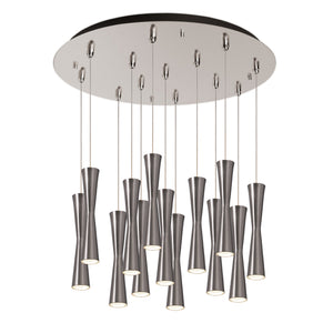 Kuzco Lighting - MP42502BN-13 - LED Pendant - Robson - Brushed Nickel