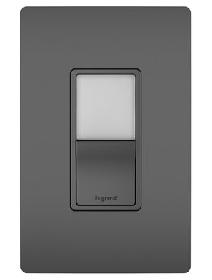 Legrand - NTL873BKCC6 - Single Pole/3-Way Switch with Night Light - radiant - Black